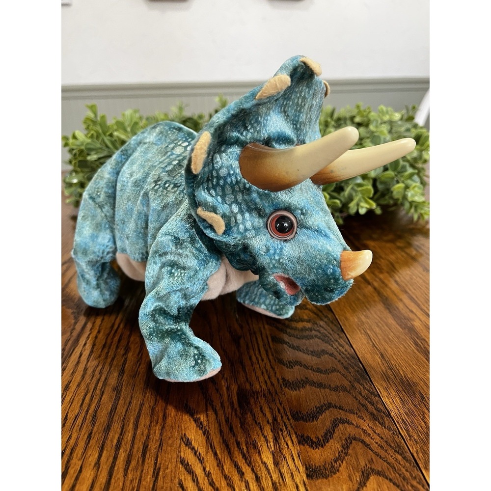 2008 Hasbro Playskool Kota‎ & Pals Stompers Baby Triceratops Dinosaur Works Roar